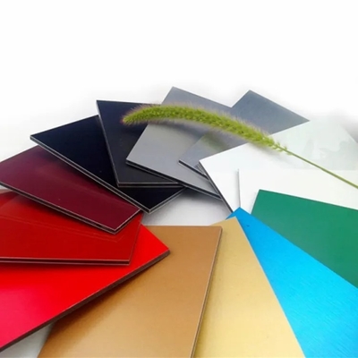 panneau composé en aluminium Matte Aluminum Composite Plate brillant de PE de 2mm 4mm
