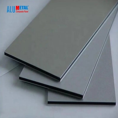 Alumetal a balayé la couleur mate de panneautage décoratif de mur intérieur d'ACP de matériaux de construction