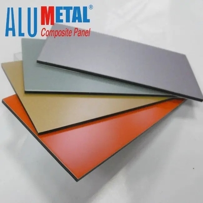 Matériau de cloison extérieure Alumetal acm panneau composite aluminium acp
