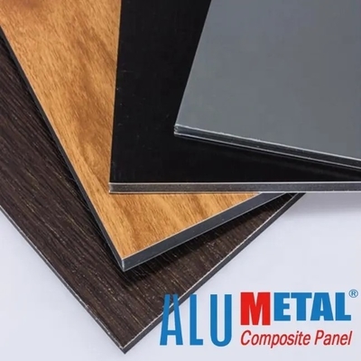 Matériau de cloison extérieure Alumetal acm panneau composite aluminium acp