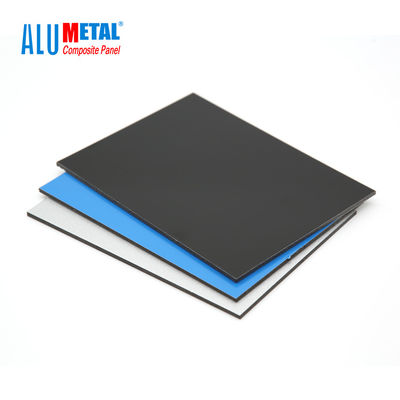 décoration ignifuge 1500mm de porte de feuille composée en aluminium du panneau ACP de PE de noyau de LDPE de 4mm