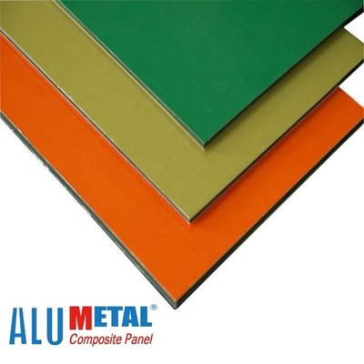noyau composé de LDPE de Materia de revêtement 5mm en aluminium de mur extérieur de 1570mm