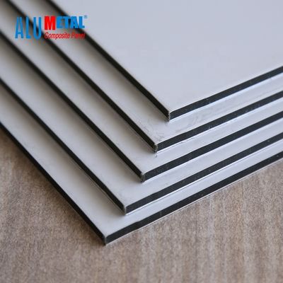 matériau de construction composé en aluminium antibactérien de la feuille 1250mm du panneau ACP de 4mm PVDF