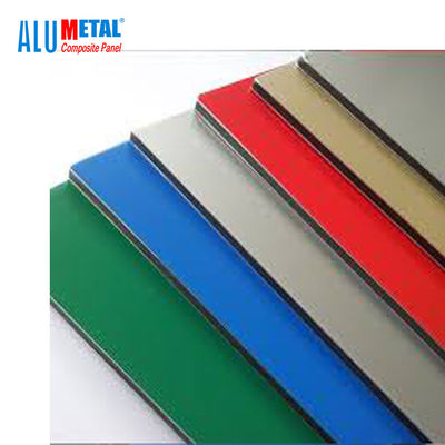 feuille composée en aluminium 5mm AA1100 de panneau de PVDF balayée par 1220x2440mm