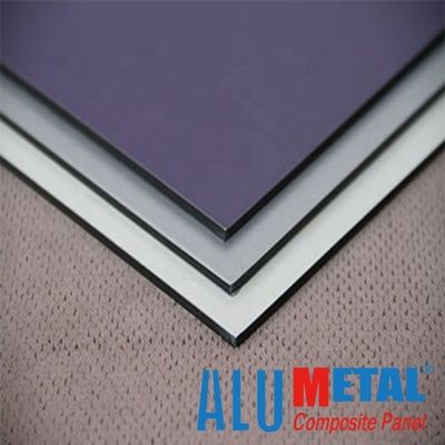 panneau composé en aluminium de PE de 5800mm imprimant la feuille composée en aluminium noire ACP 2mm