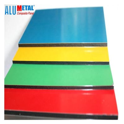 noyau en aluminium 10mm de LDPE de panneau de matériau composite de miroir de façade de 1500mm