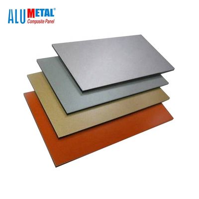 le panneau composé en aluminium de façade de PE de 0.5mm a anodisé les feuilles évaluées du feu extérieur ACP 2mm