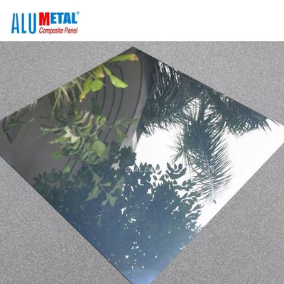 Feuille composée en aluminium du panneau ACP de miroir du noyau AA3003 de LDPE pliant 2440mm B1 franc