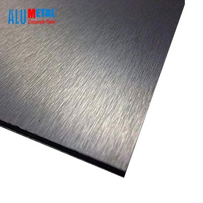 Le toit adhésif en aluminium balayé ondulé de feuille ACP lambrisse le LDPE de 1000mm 6mm