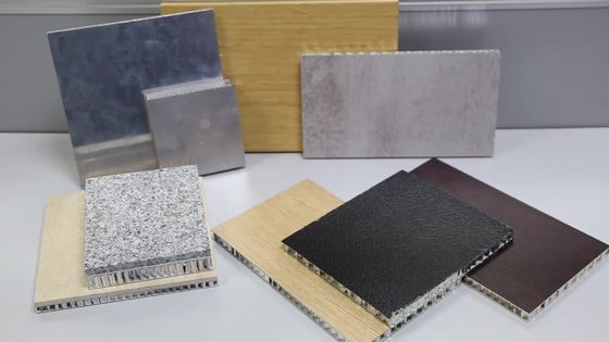 Panneau en aluminium extérieur de relief de nid d'abeilles