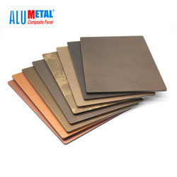 Peau composée du panneau 1000mm 0.15mm en métal en aluminium de l'antibactérien 4mm ACP