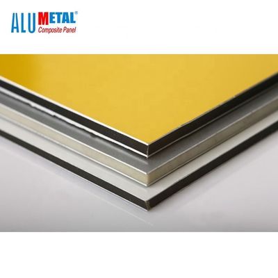 panneau composé en aluminium de 2440mm 3mm Pvdf anodisé pour le mur extérieur