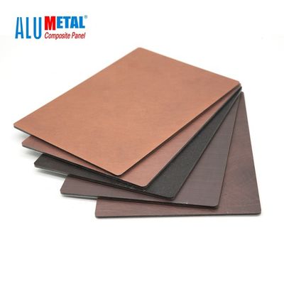 finition anodisée par 3mm composée de revêtement de panneau de 1.22M Steel Sandwich Aluminum