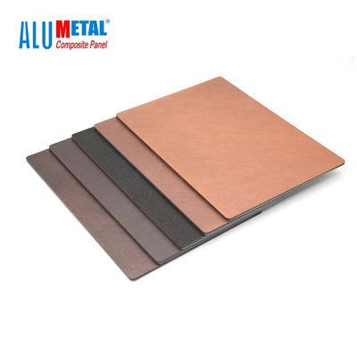 finition anodisée par 3mm composée de revêtement de panneau de 1.22M Steel Sandwich Aluminum