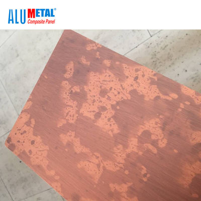 LDPE composé balayé 1000mm de la feuille 4mm de panneau en métal d'intérieur en aluminium