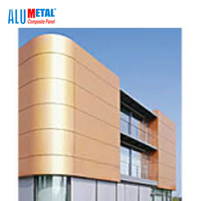 panneaux de mur composés 1000mm en aluminium en métal de Signage de panneau de 4mm 0.55mm