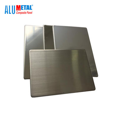 Moulez le panneau composé en plastique en aluminium FEVE 1220mm AA1100 d'acier inoxydable de la preuve 5000mm