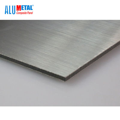 Les panneaux de revêtement composés en aluminium décoratifs de PE de 1000MM couvrent l'acier inoxydable 6mm FEVE