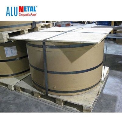 La feuille en aluminium enduite 6mm décorative de bobine de l'alliage 3003 lambrisse 1220mm x 2440 millimètres H26