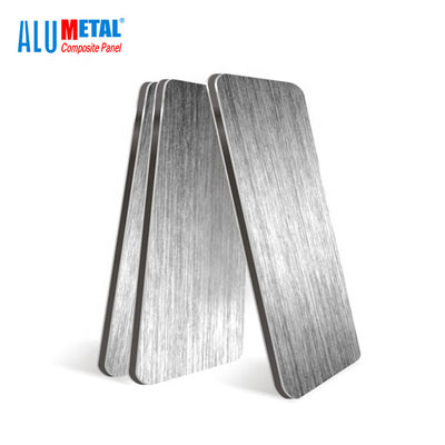Noyau composé en aluminium anodisé de LDPE du revêtement 1220mm de feuille de panneau balayé par 0.08mm