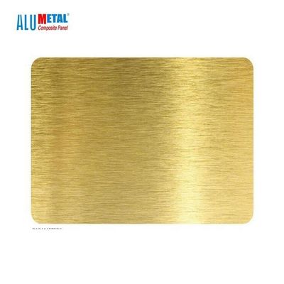 le PVC de 5mm a balayé la feuille composée en aluminium AA3003 de panneau Nacreous