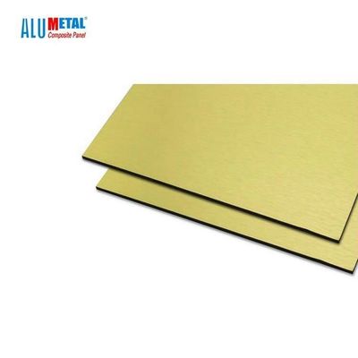 le PVC de 5mm a balayé la feuille composée en aluminium AA3003 de panneau Nacreous