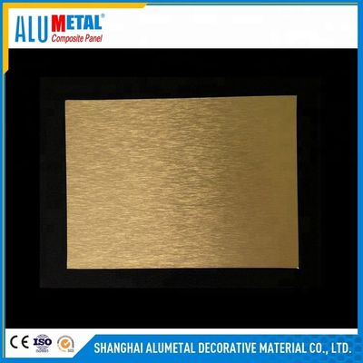 AA3003 poli par 4mm a balayé la feuille composée en aluminium 1220MM de panneau