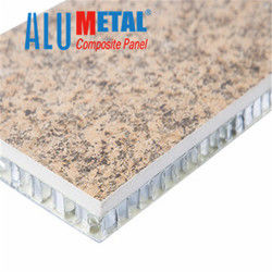 Décoration composée en aluminium en plastique de mur de la feuille 2440mm 0.12mm du granit PVDF