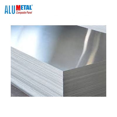 Argent en aluminium enduit anodisé 1570MM du revêtement AA5005 de matériau composite de panneau de noyau