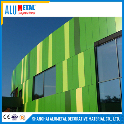 Panneau composé en aluminium architectural anodisé 2mm de Pvdf 3mm