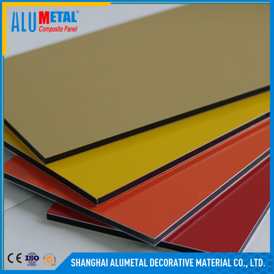 Le panneau composé en aluminium intérieur coloré de PVDF a anodisé