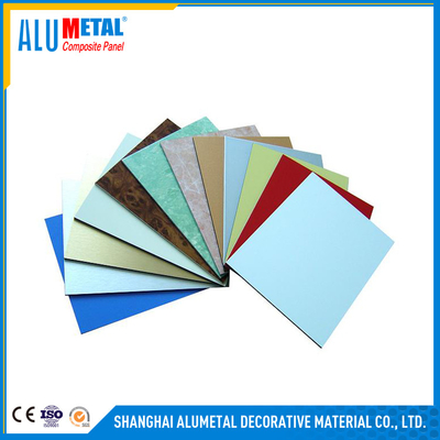 Panneau composé en aluminium extérieur de 4mm PVDF pour le revêtement de mur