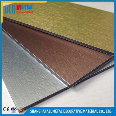 panneau composé en aluminium AA5005 de 6mm PVDF pour les bâtiments préfabriqués
