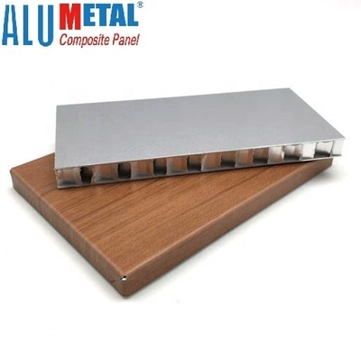 Revêtement ignifuge de la feuille en aluminium PVDF de nid d'abeilles de la largeur 1250mm
