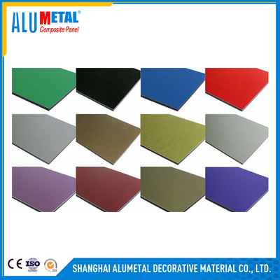 Charge statique de panneau composé en aluminium d'Alumetal ACP PVDF anti ignifuge