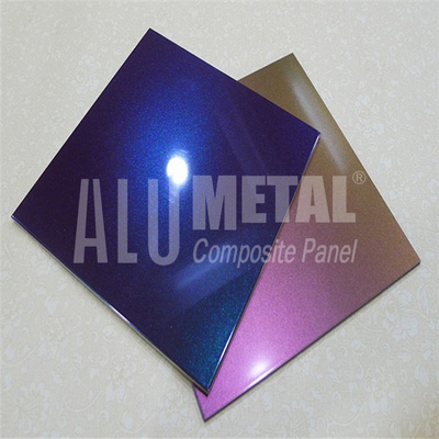 Noyau incassable balayé anodisé de feuille composée en aluminium de panneau