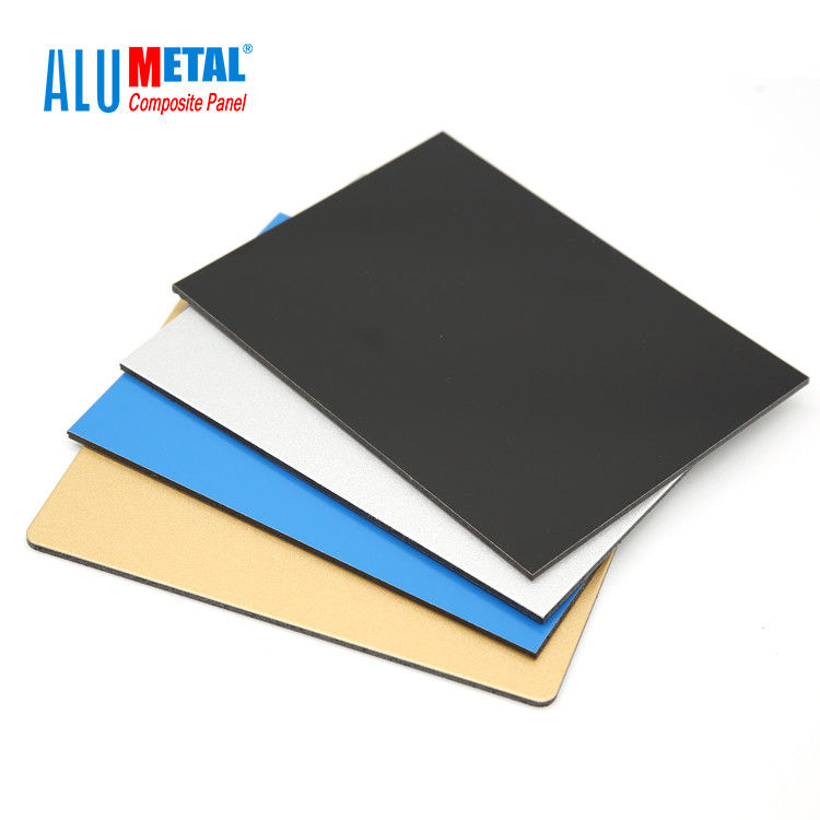 décoration ignifuge 1500mm de porte de feuille composée en aluminium du panneau ACP de PE de noyau de LDPE de 4mm