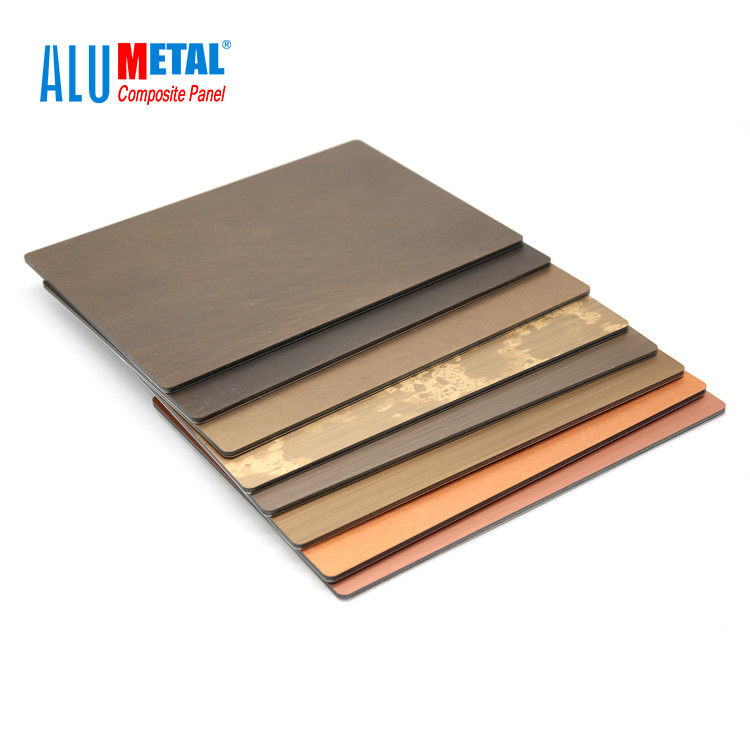 le métal composé 0.06mm en aluminium de 600mm lambrisse la feuille ACP pour anti bactérien de mur
