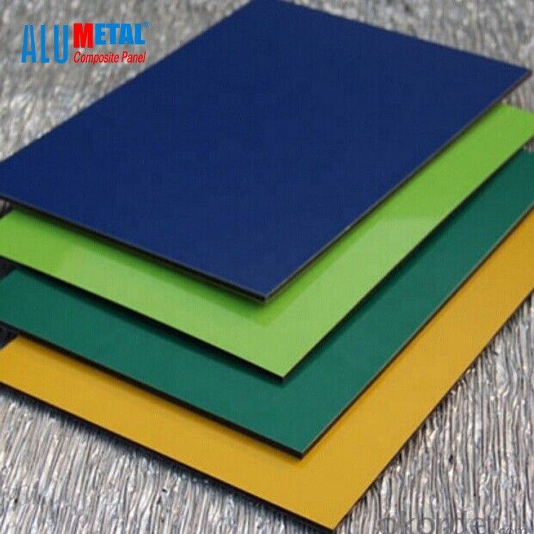 noyau en aluminium 10mm de LDPE de panneau de matériau composite de miroir de façade de 1500mm