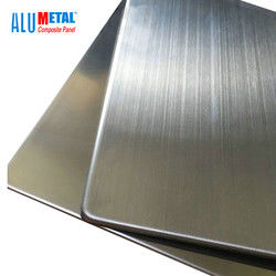 panneaux de mur extérieurs anticorrosion en métal du panneau composé PVDF en métal de 0.3mm 1220mm